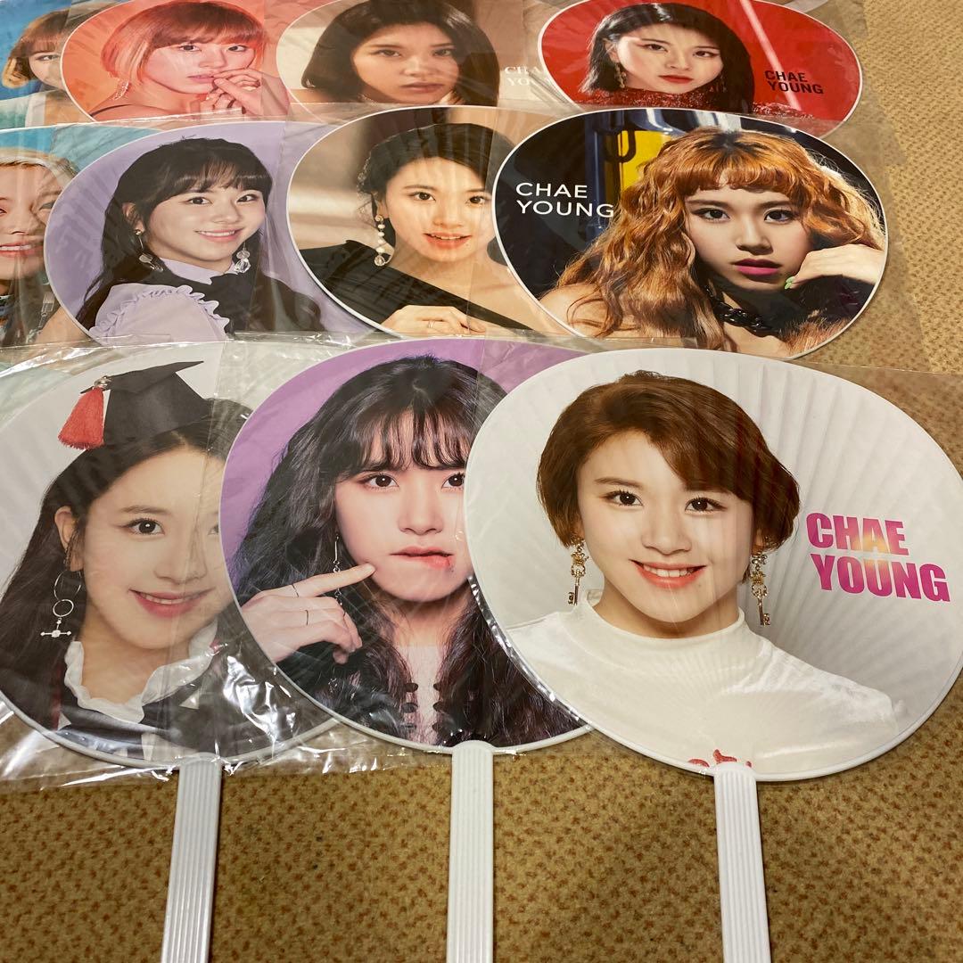 TWICE チェヨン　うちわ　26枚まとめ売り　セット　グッズ