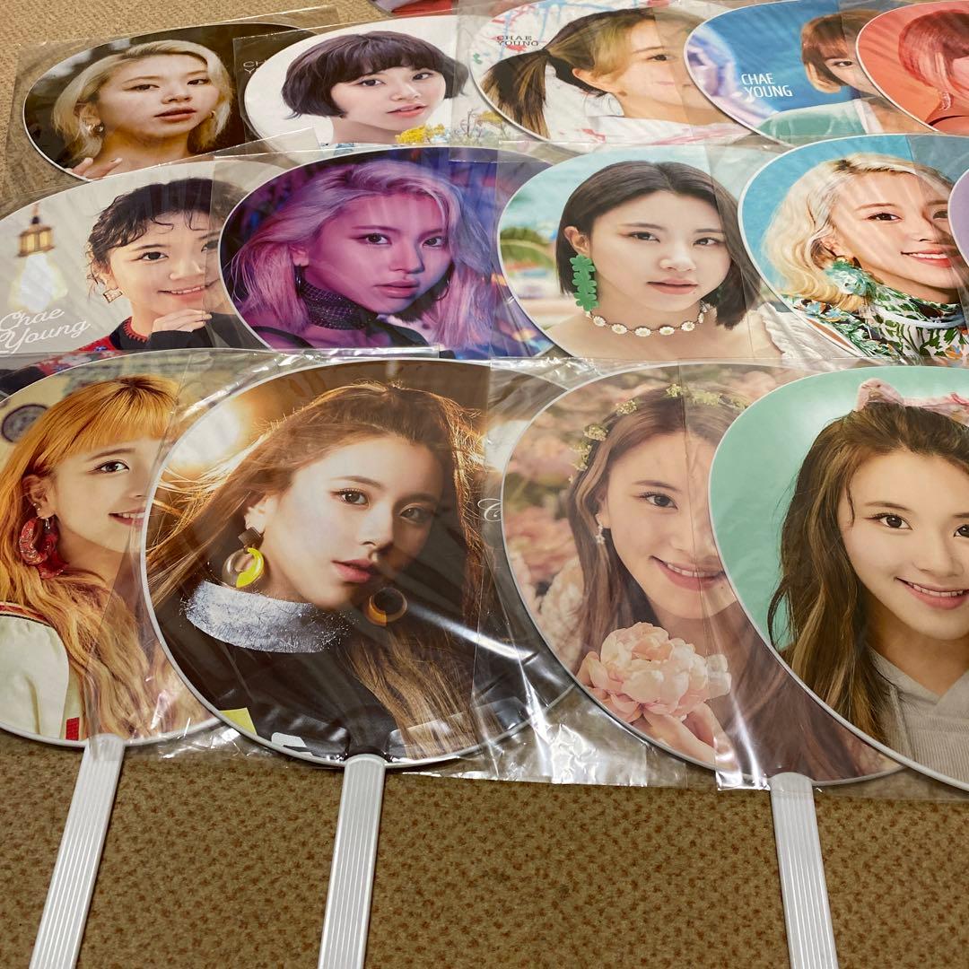 TWICE チェヨン　うちわ　26枚まとめ売り　セット　グッズ
