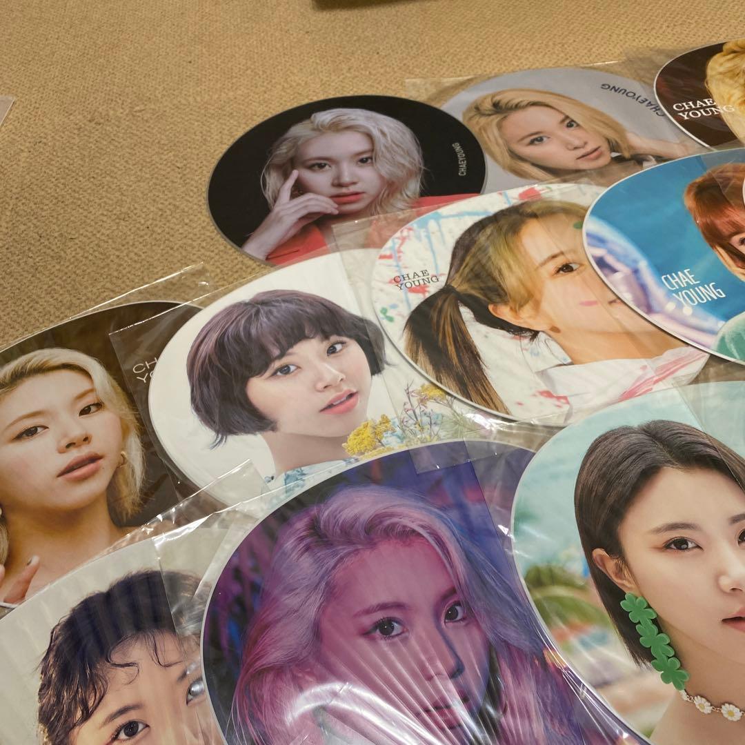 TWICE チェヨン　うちわ　26枚まとめ売り　セット　グッズ
