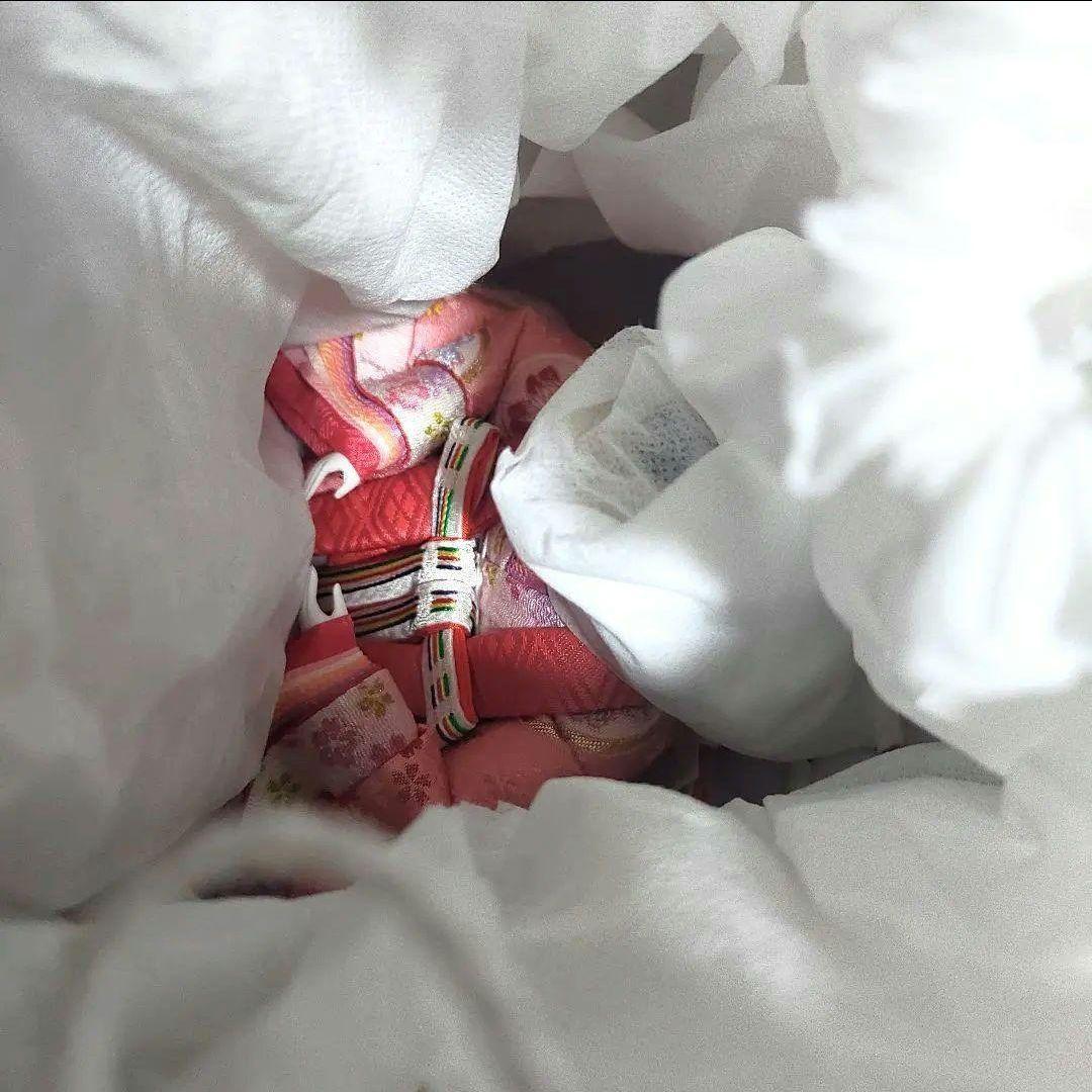 【新品】雛人形 北寿 桐製 刺繍 桜柄 節句 ひな祭り 収納 即配送