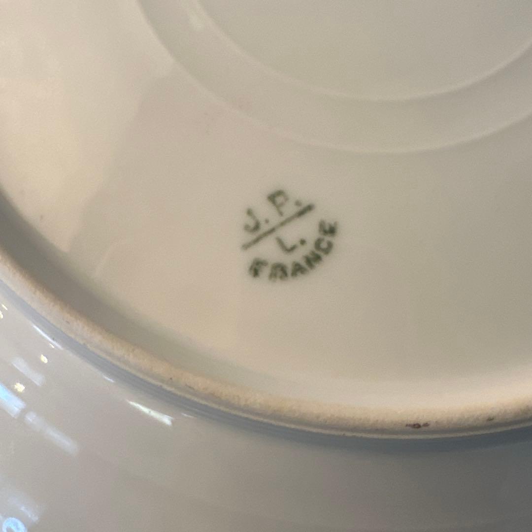 花柄リモージュ磁器　２枚セット