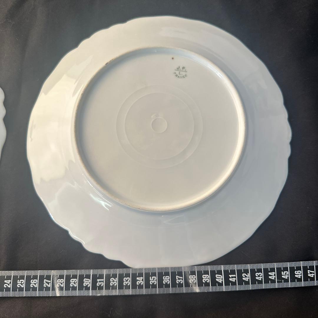 花柄リモージュ磁器　２枚セット