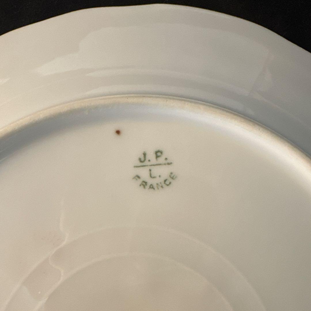 花柄リモージュ磁器　２枚セット