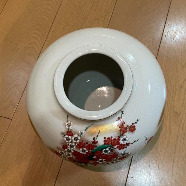 九谷焼 花瓶 陶泉造