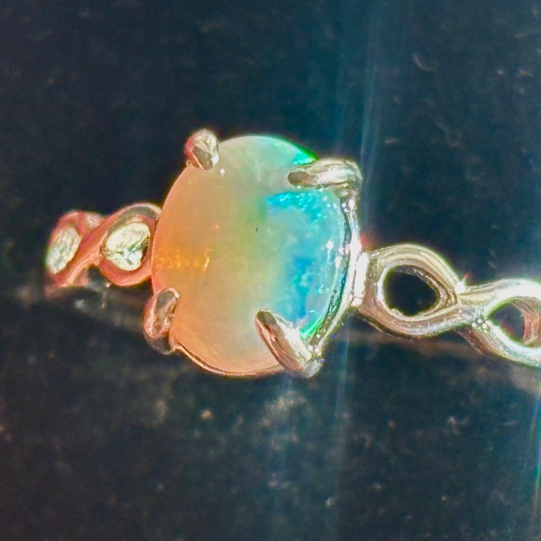 0.54ct　クーバーピディ オパール シルバーリング