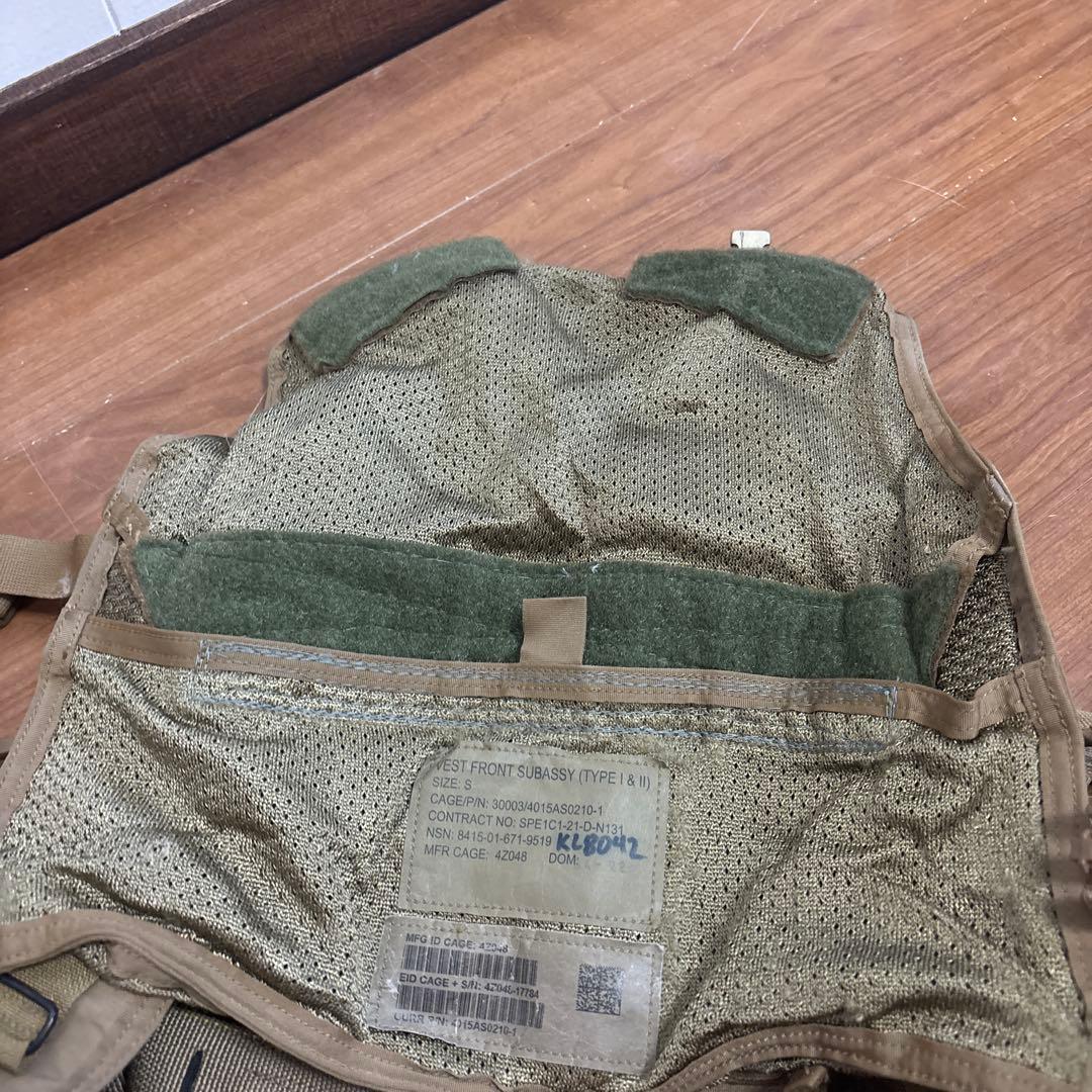 米軍　実物　VEST FRONT BACK SUBASSYタクティカルベスト