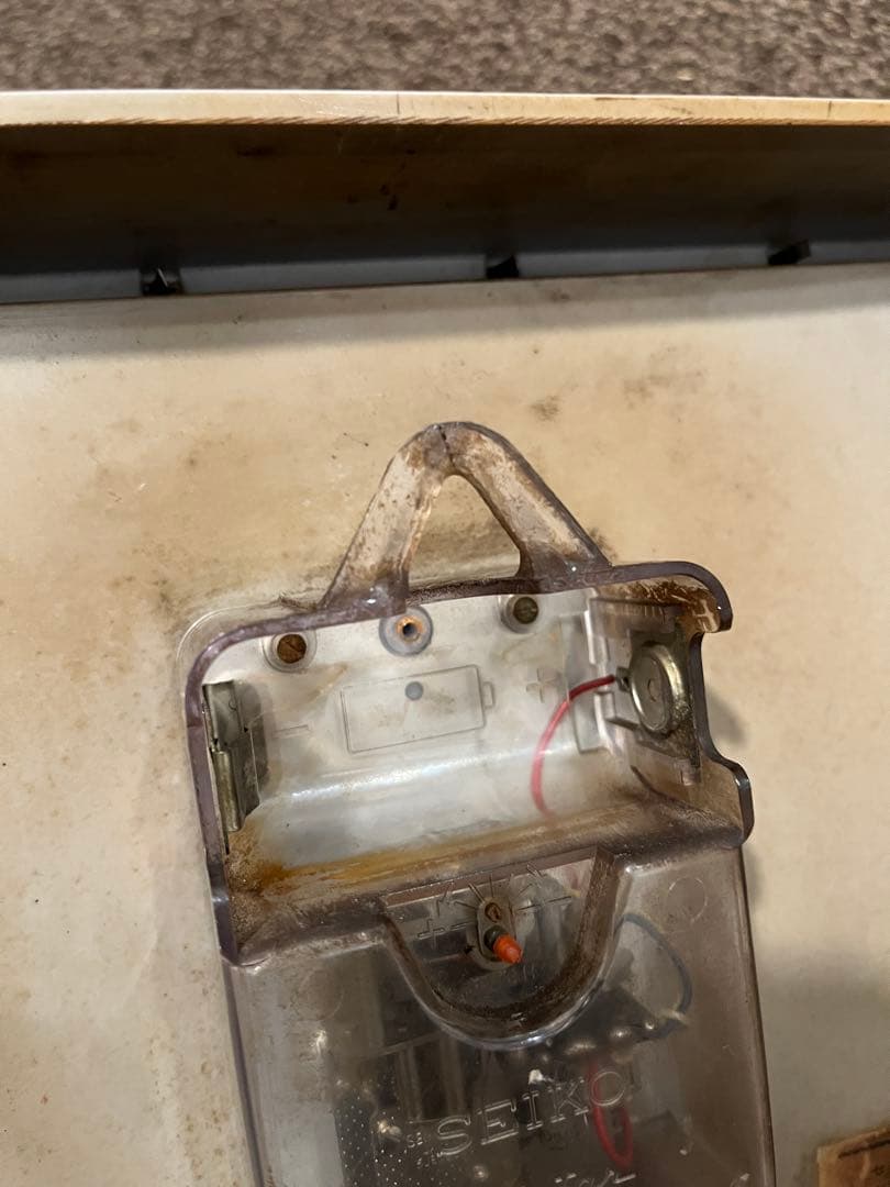 SEIKO セイコー トランジスタ式掛時計 スクエア型 ジャンク品 昭和 レトロ