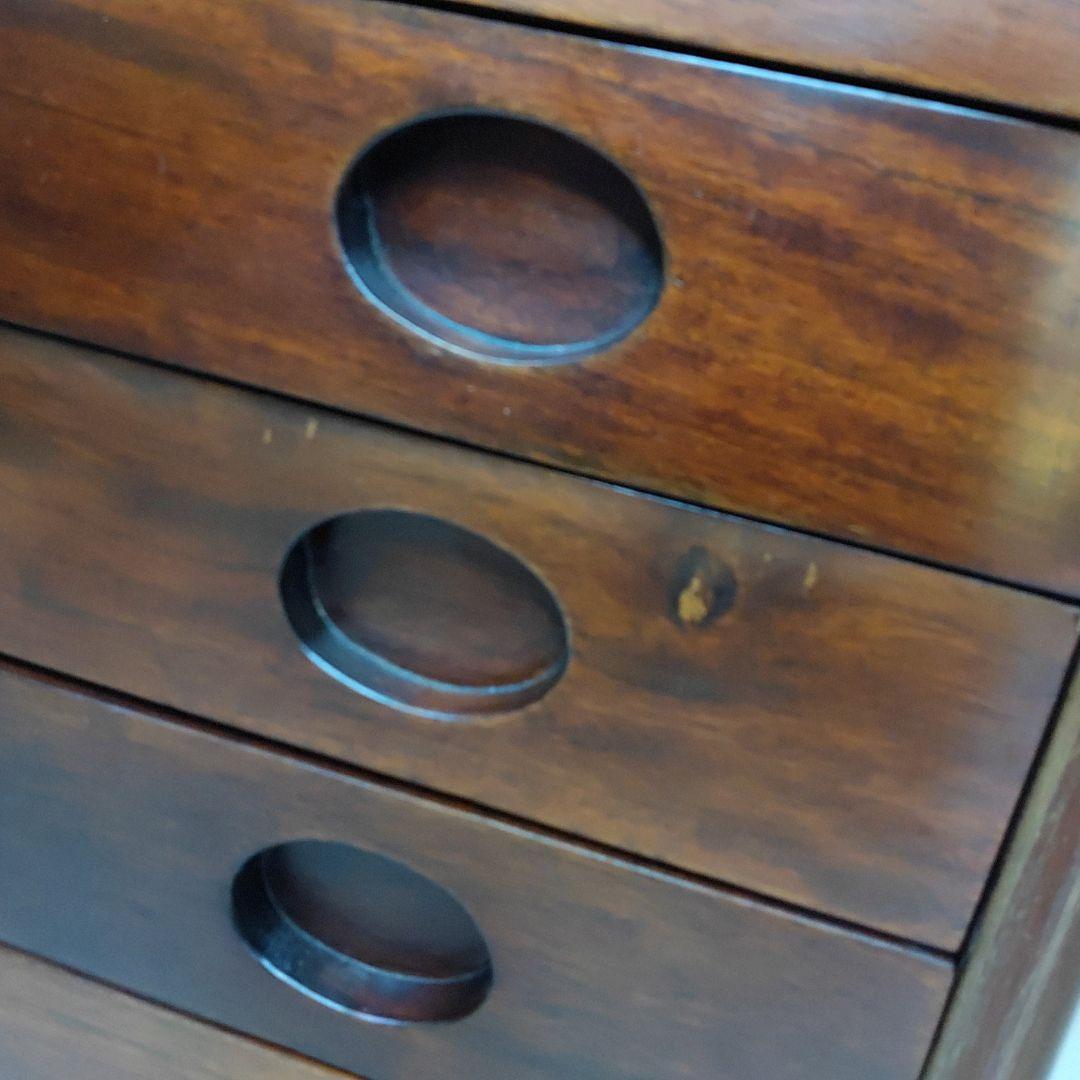 唐木 花梨 チェスト 5段引き出し 唐木家具