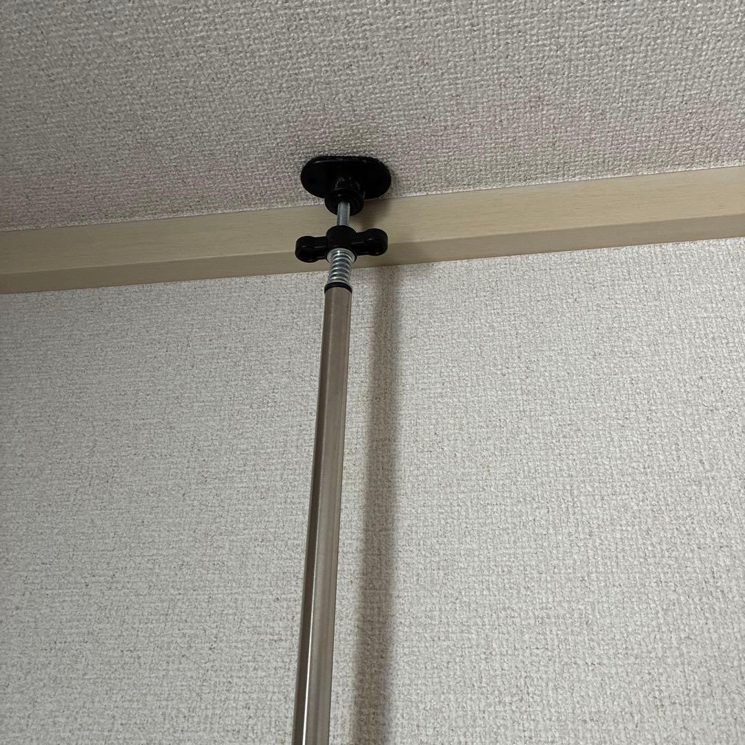 IMIEE 突っ張りラック 本棚 壁面収納 間仕切り 80cm 2点セット