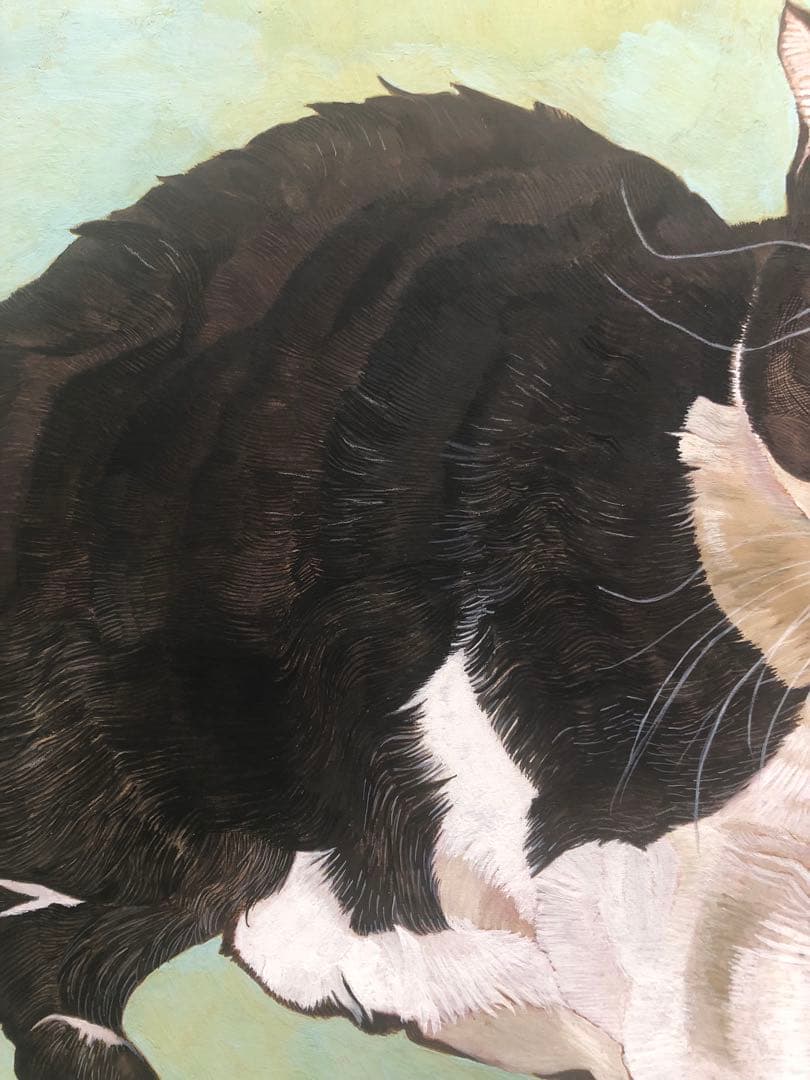 原画「ハッチ」《＋猫イラスト３枚無料プレゼント》猫イラスト