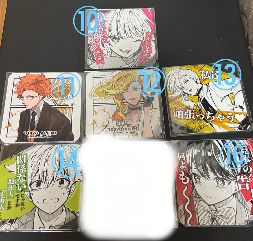 東京エイリアンズ コラボカフェ コースター