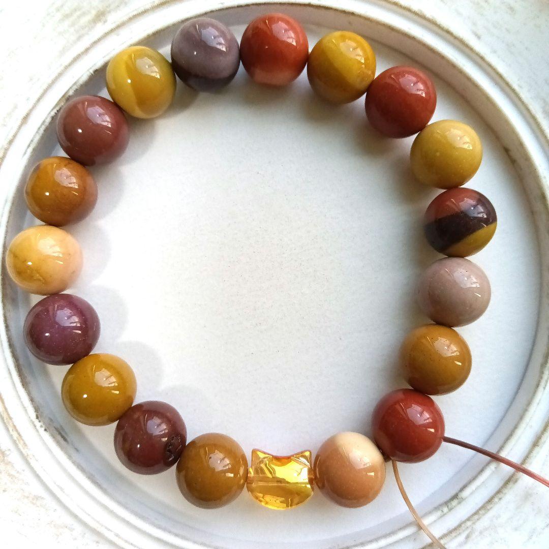 9363 ムーアカイト 猫ちゃん ブレスレット 16.5 cm