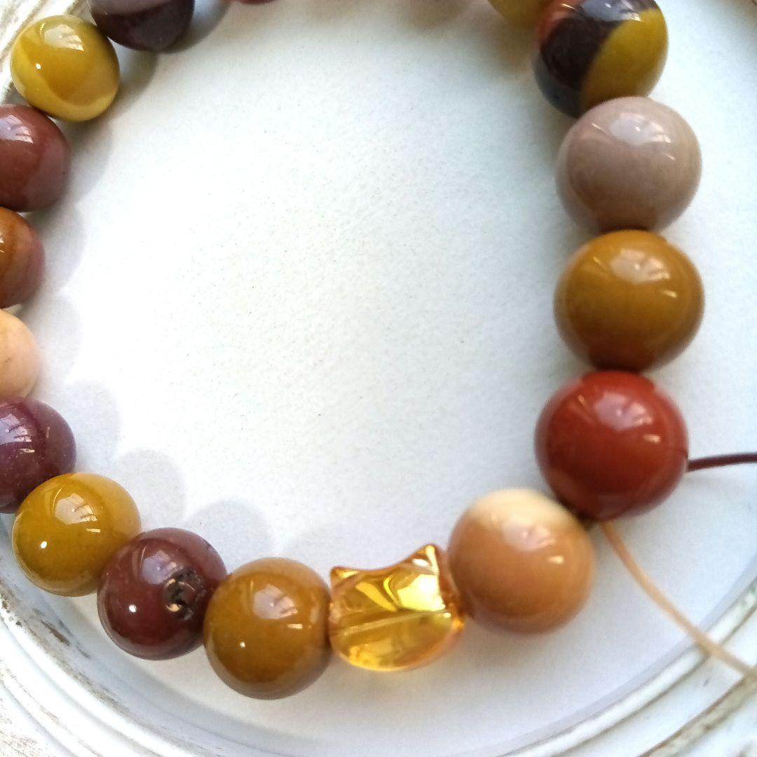 9363 ムーアカイト 猫ちゃん ブレスレット 16.5 cm