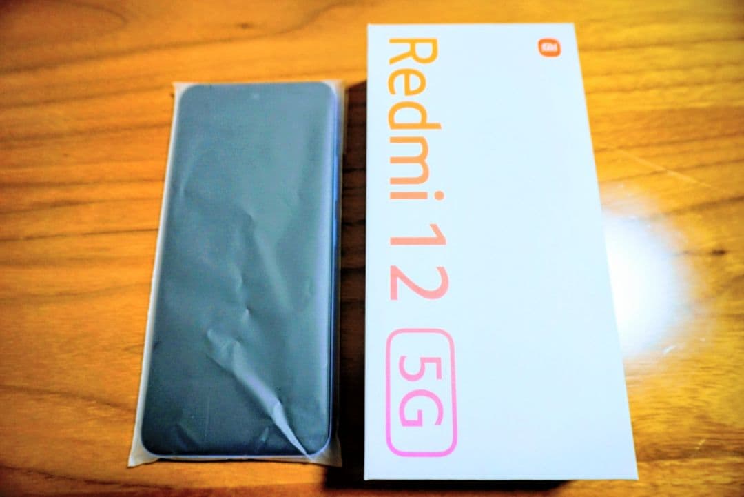 Redmi 12 5G 128GB ライトブルー SIMフリー ほぼ未使用品