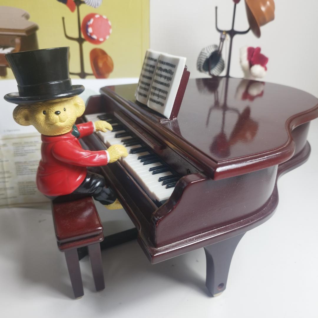 ミスタークリスマス テディベア ピアノ オルゴール くま 60曲入 海 IZB2