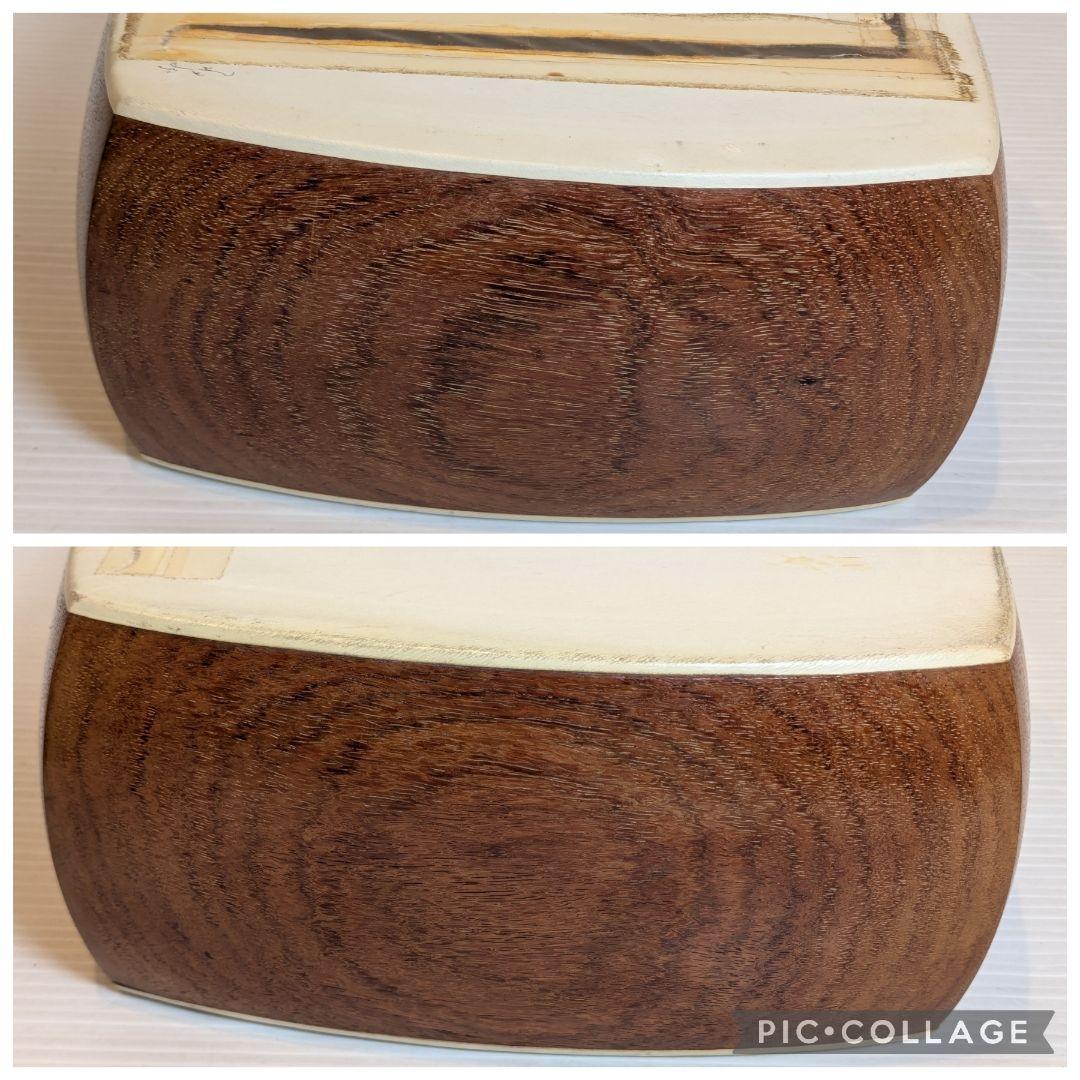 三味線　細棹　棹 幅2.5cm　破れ有　棹分割式