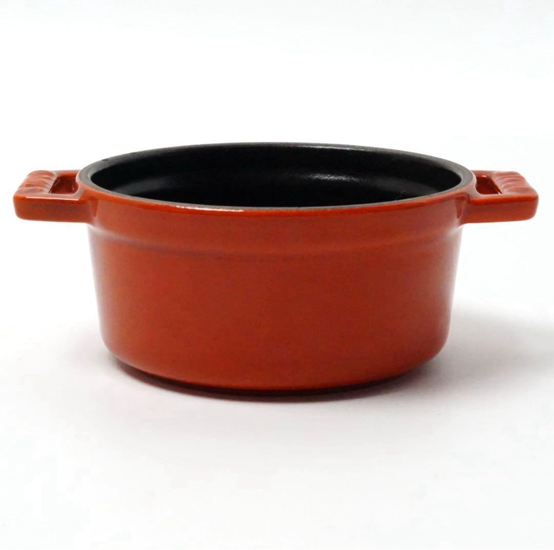 【美品】ストウブ staub ピコココット ラウンド シナモン 10cm