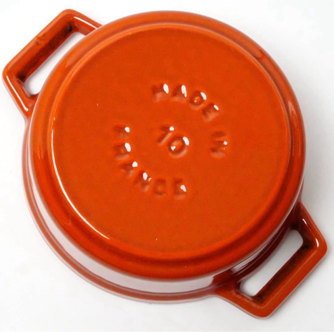 【美品】ストウブ staub ピコココット ラウンド シナモン 10cm