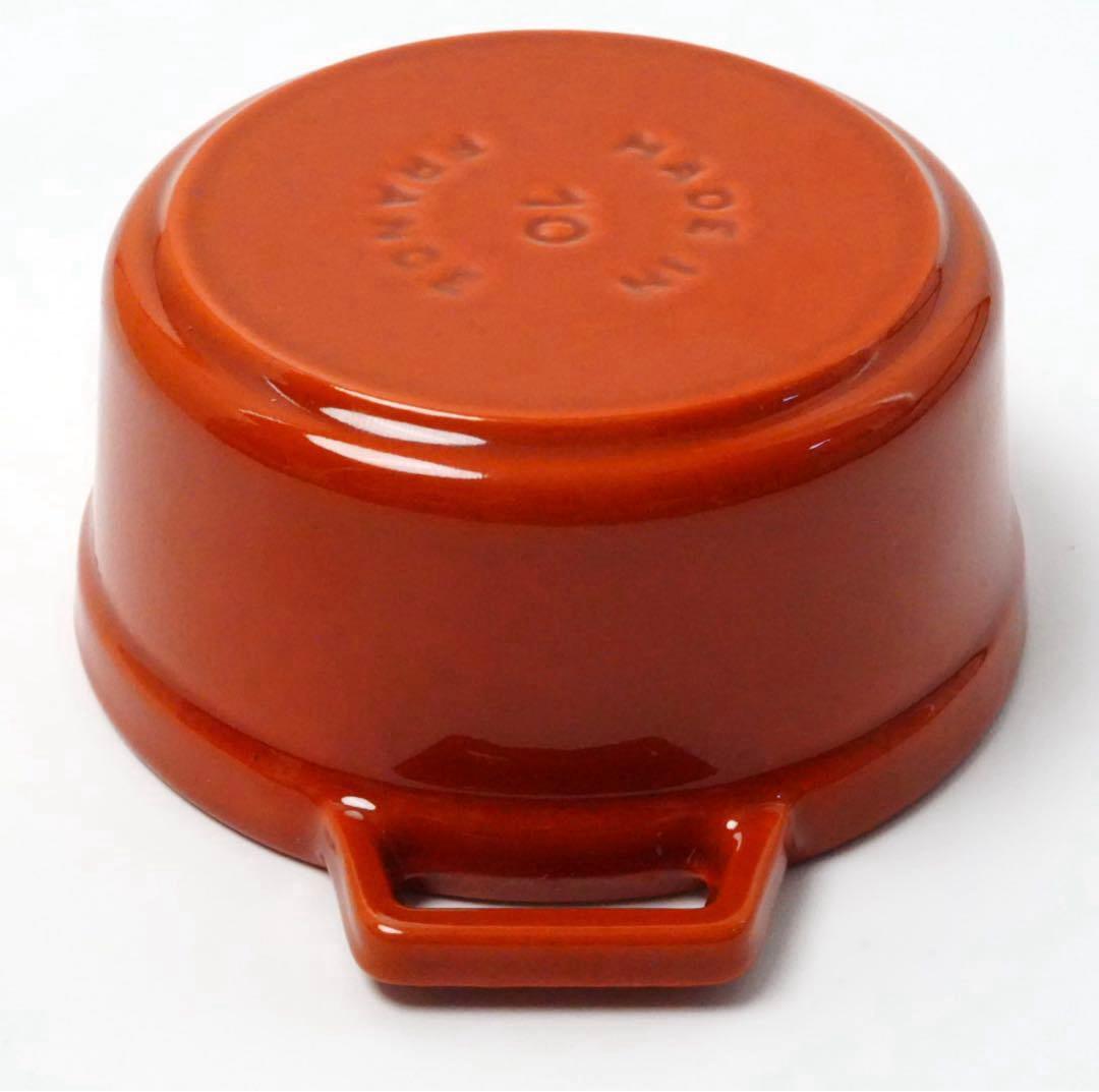 【美品】ストウブ staub ピコココット ラウンド シナモン 10cm