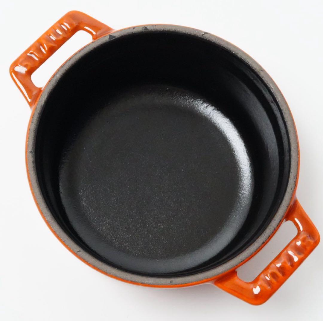 【美品】ストウブ staub ピコココット ラウンド シナモン 10cm