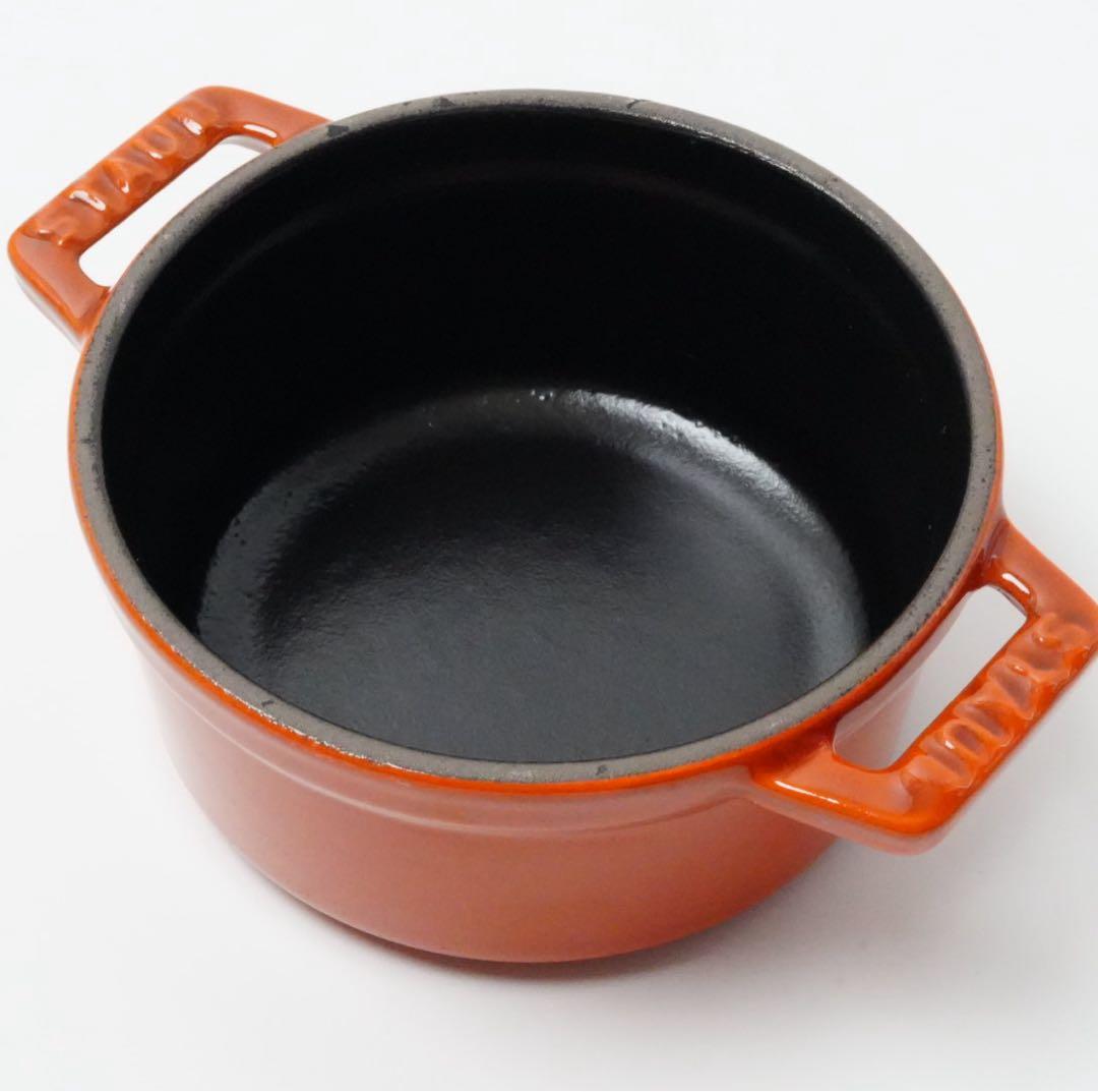 【美品】ストウブ staub ピコココット ラウンド シナモン 10cm