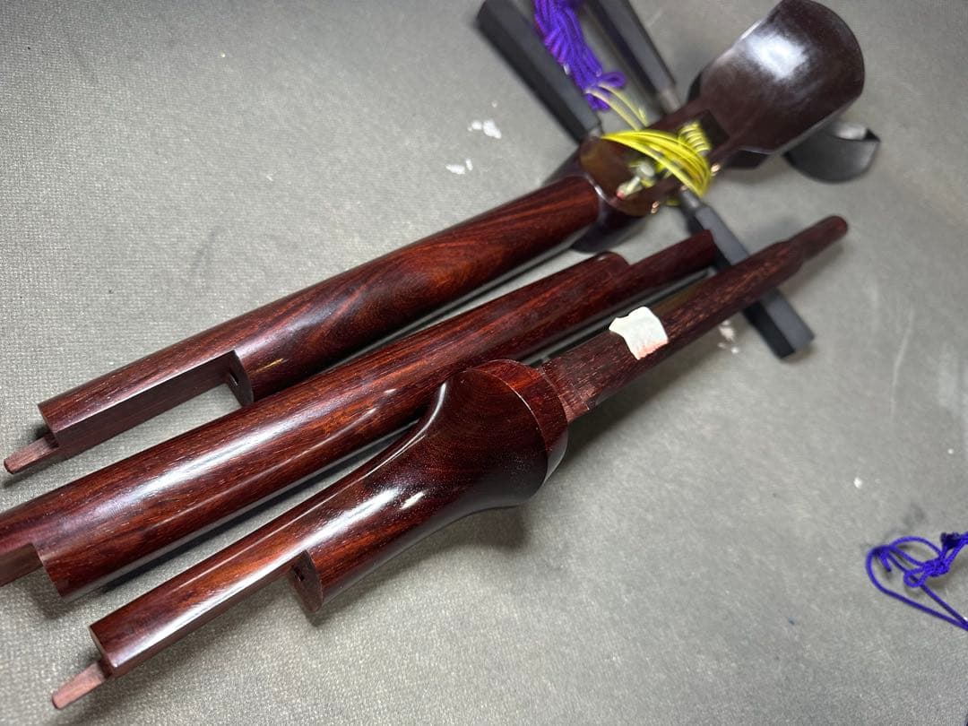 三味線　紅木　紫檀製　弦楽器　民謡 伝統楽器