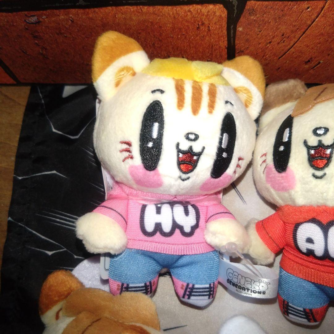②GENERATIONS ジェ猫　ぬいぐるみマスコット　全種セット
