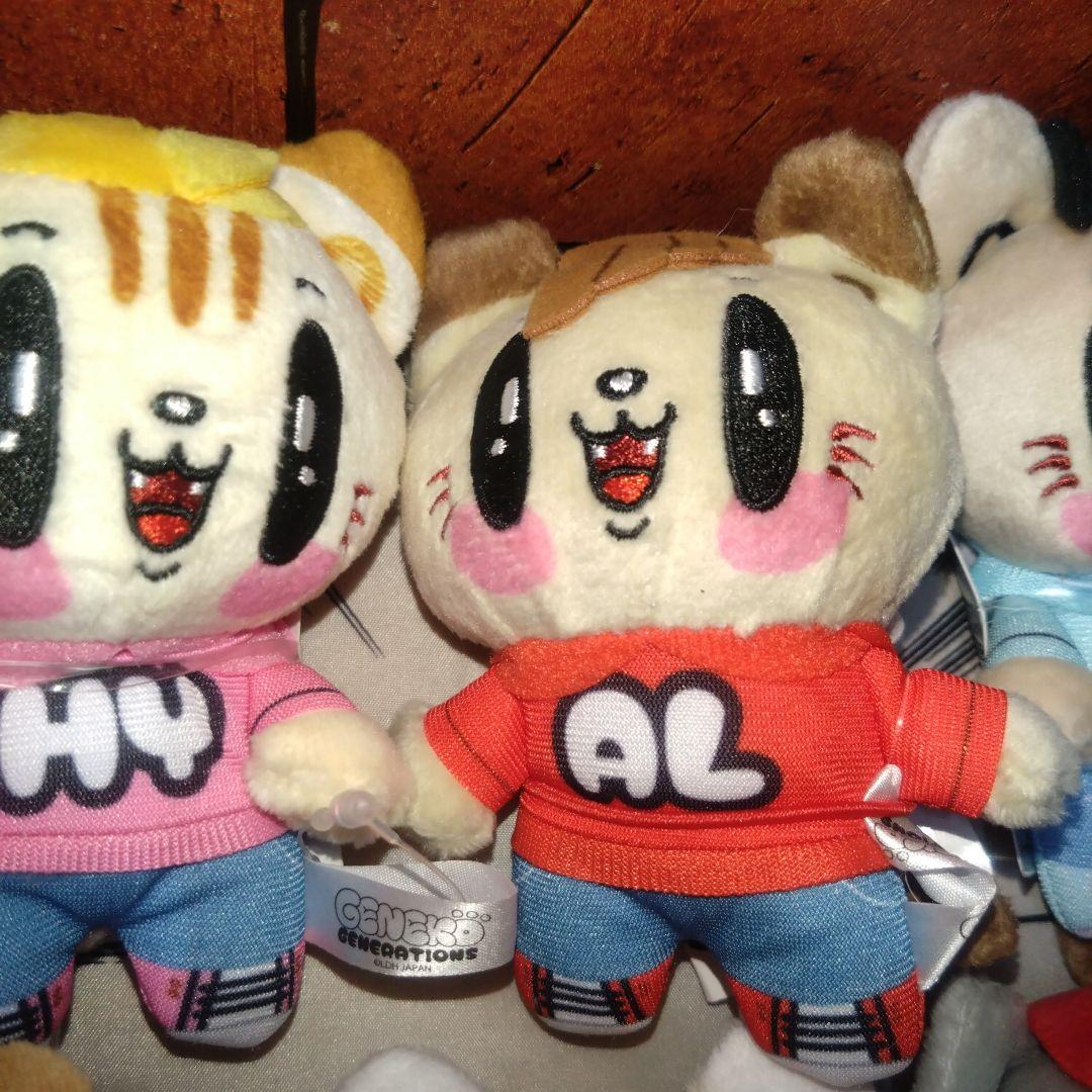 ②GENERATIONS ジェ猫　ぬいぐるみマスコット　全種セット