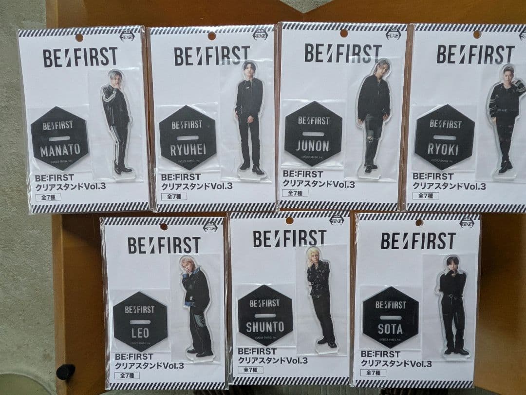 ④.BE:FIRST アクリルスタンド 14個&ティッシュボックスカバー 新品