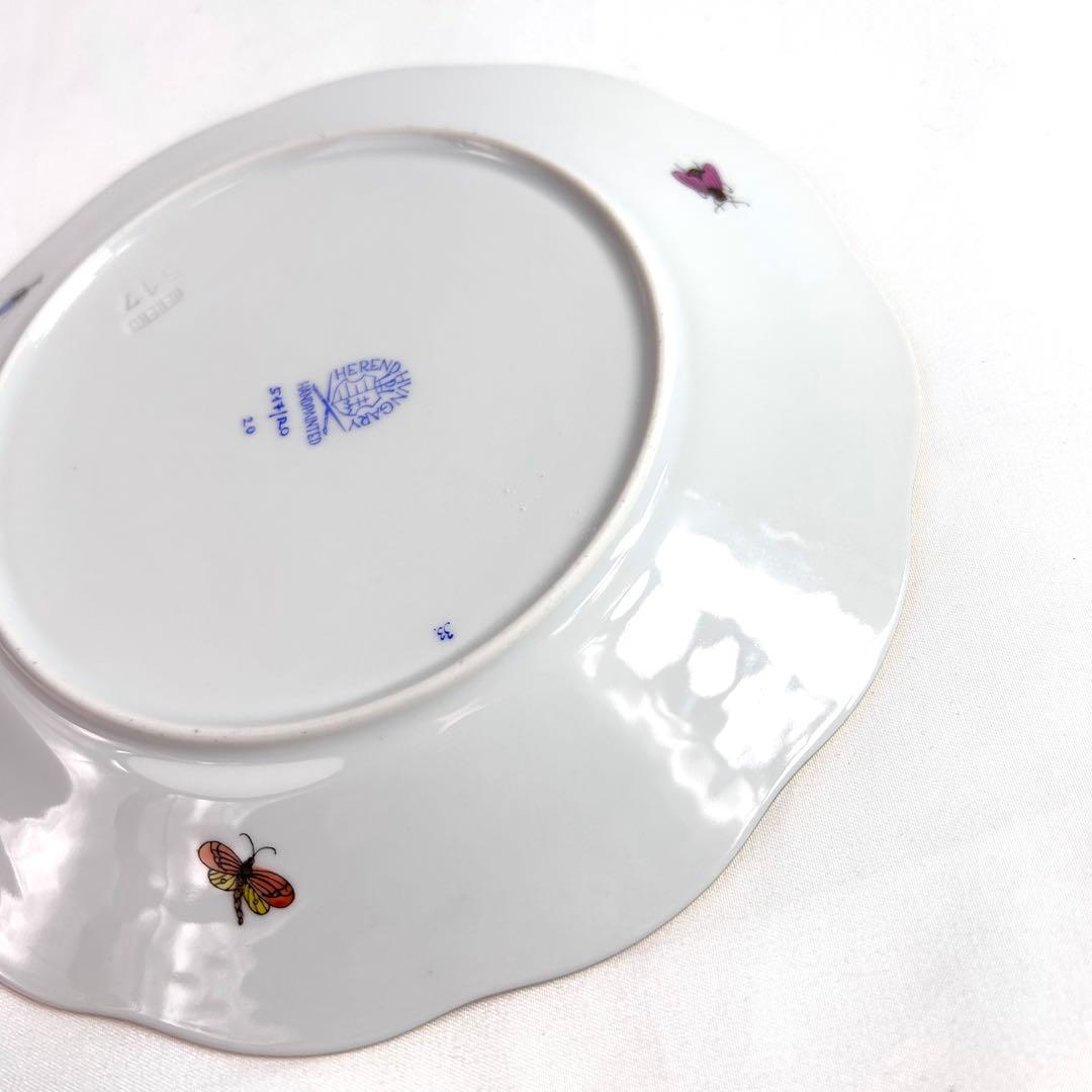【美品】ヘレンド　HEREND チャイルドバード　19cm プレート　皿