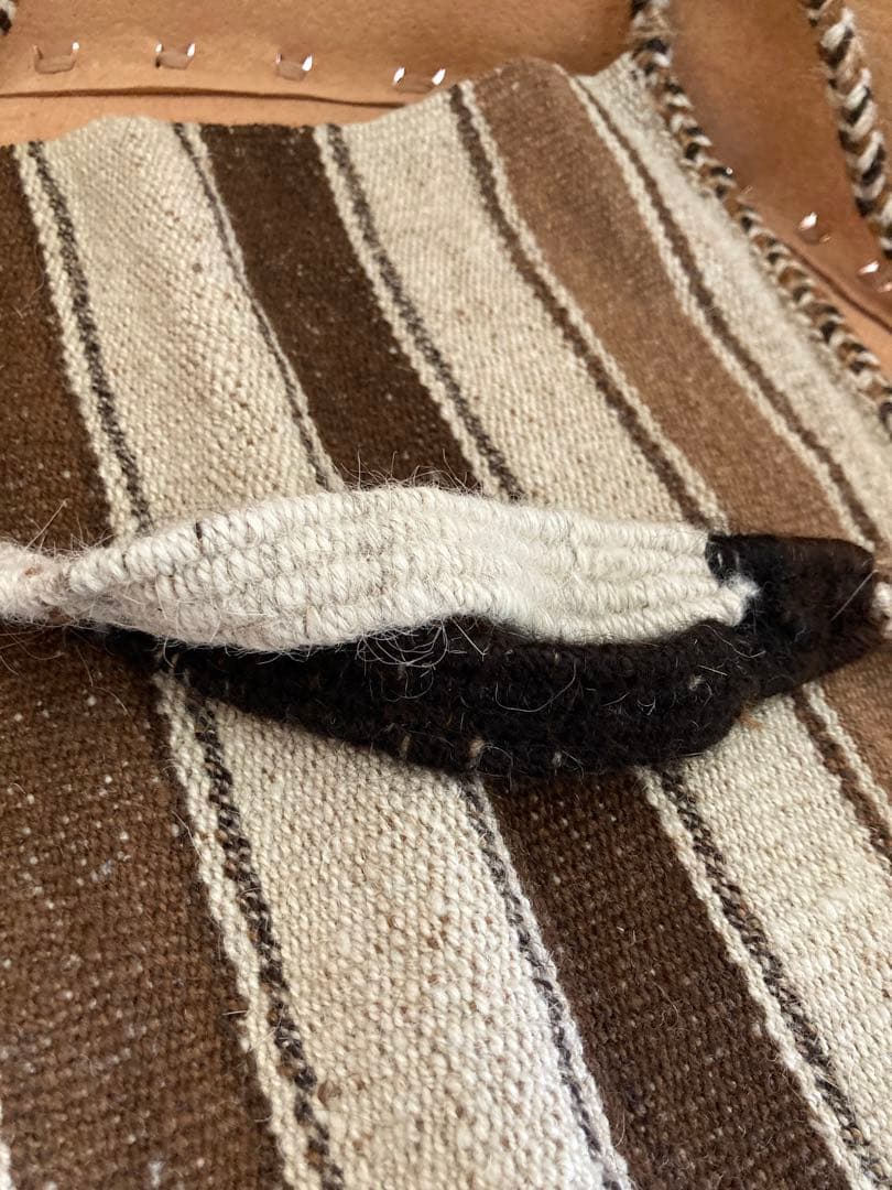 ペルー　アルパカ　サコッシュ　手紡ぎ　手織り　手仕事　民藝　古民藝　民芸