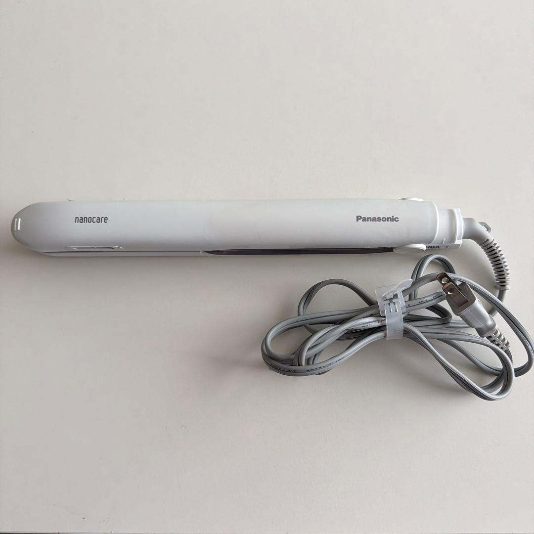 パナソニック ストレートアイロン ナノケア 白 EH-HS9J-W