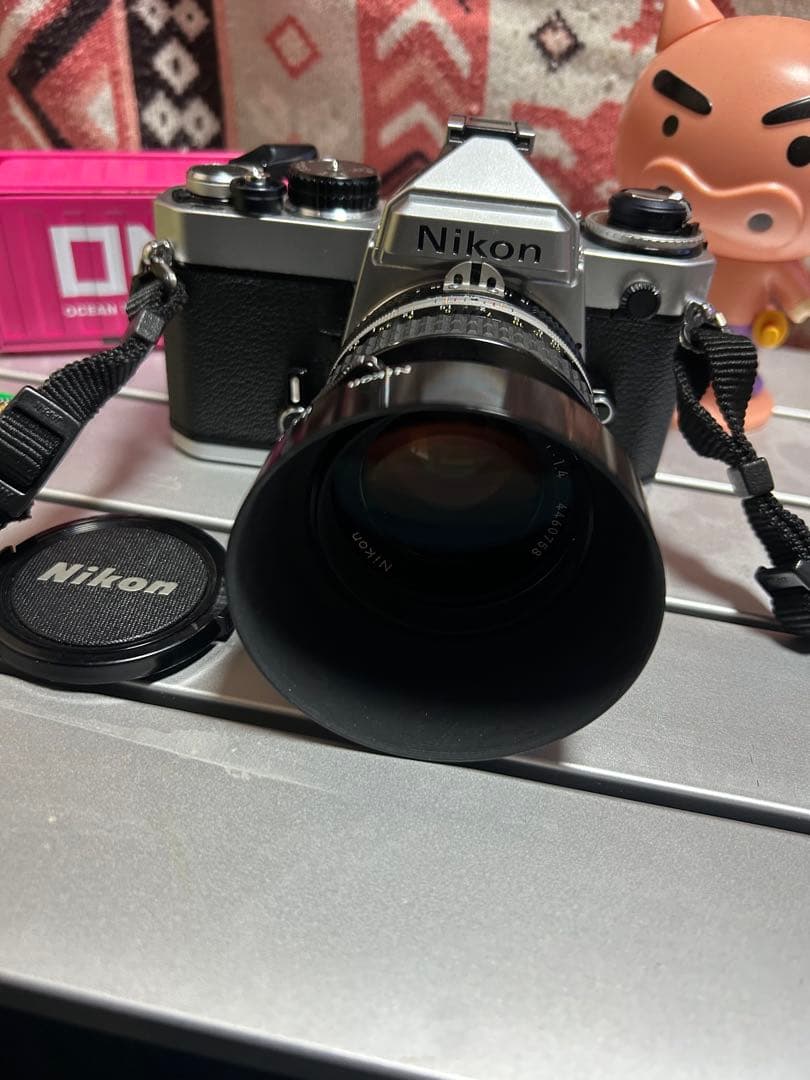 Nikon FE 50mm F1.4 レンズ付き