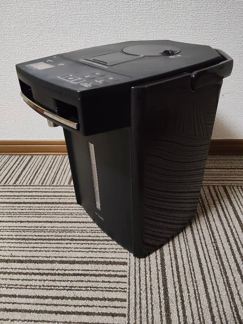 タイガー魔法瓶 蒸気レス電気ポット ブラック 3L とく子さん　PIM-A300