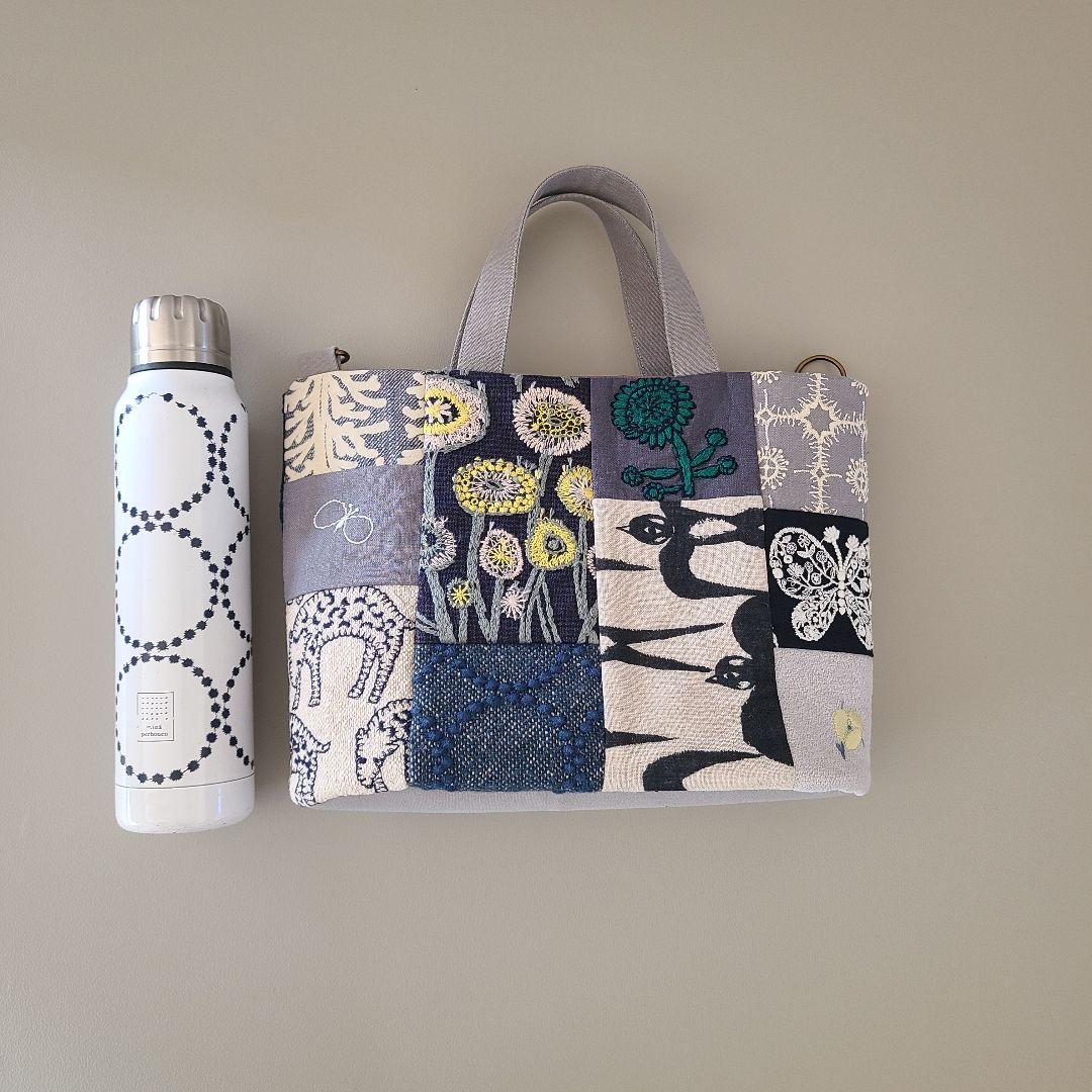 ミナペルホネン　ハンドメイドバッグ・9