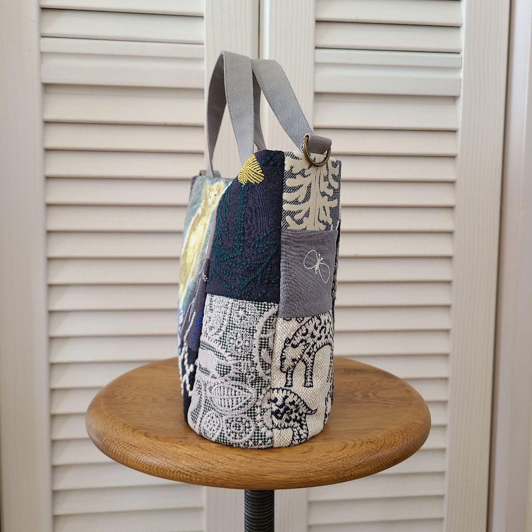 ミナペルホネン　ハンドメイドバッグ・9