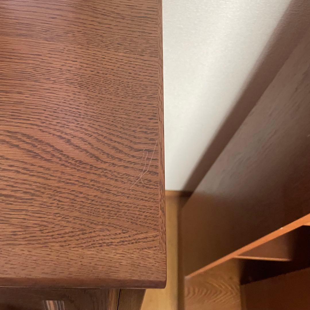 近藤工芸　ライティングビューロー 木製フラップ式デスク 引き出し付き