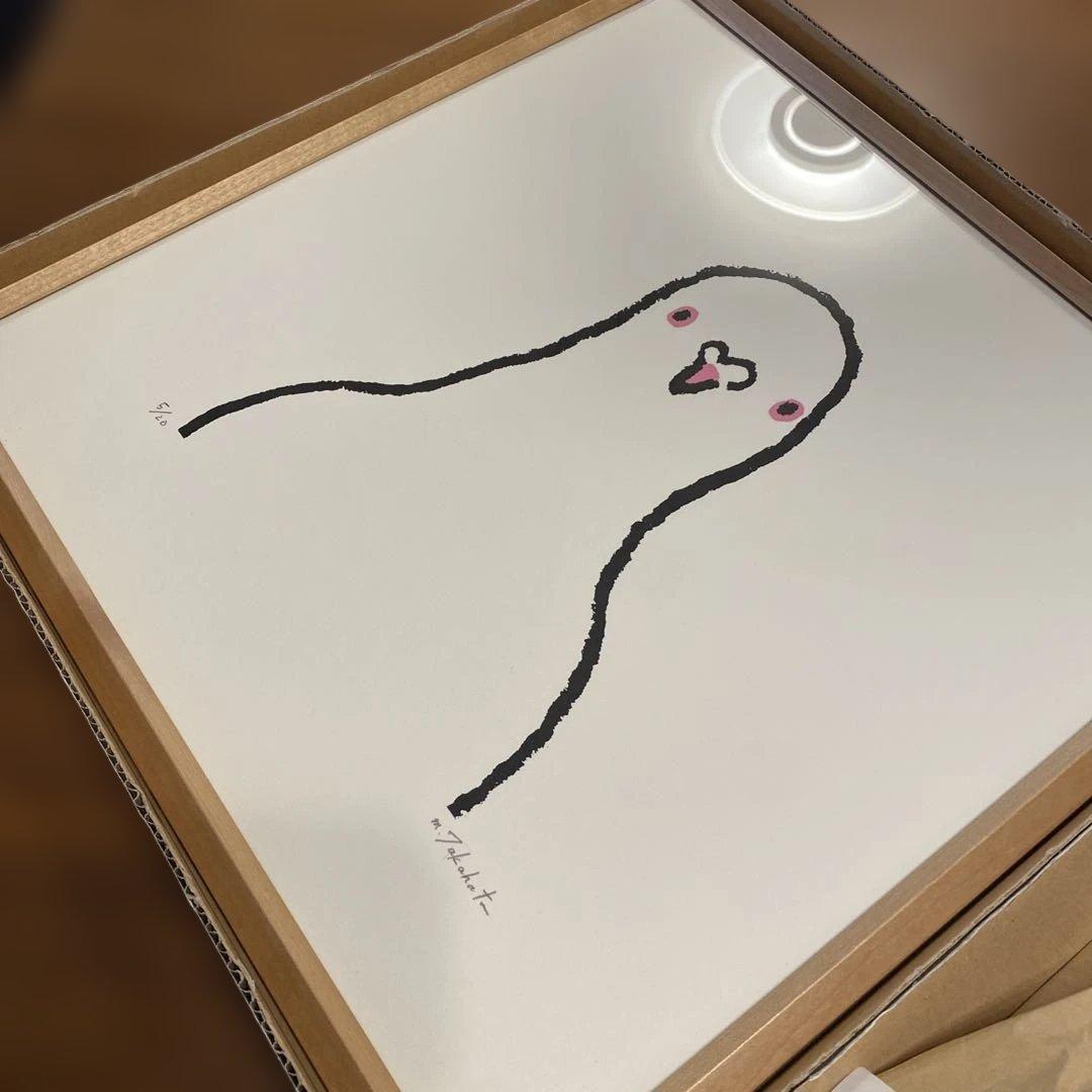 高旗将雄　たかはたまさお　鳩　シルクスクリーン作品？シリアルナンバー付き