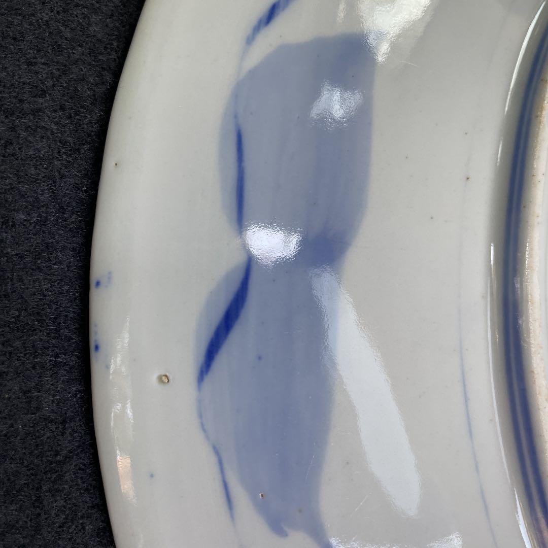 染付　山水画　伊万里焼　骨董品