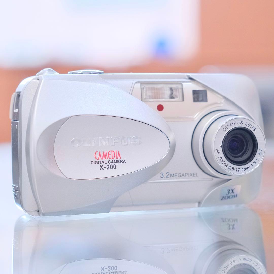 美品 動作品 コンデジ 平成レトロ Y2K CCD OLYMPUS X-200
