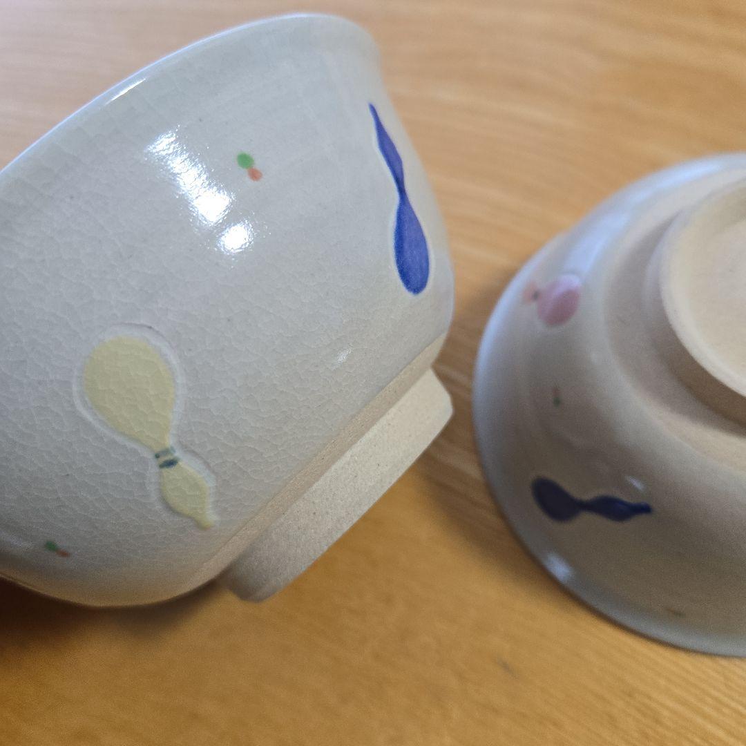 【未使用】 たち吉(橘吉)　六瓢　夫婦茶碗 京焼・清水焼