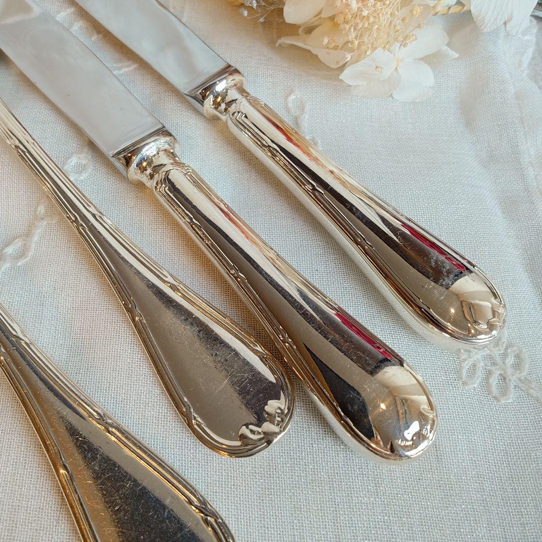 クリストフル　シルバー　カトラリーセット 4点　リュバン