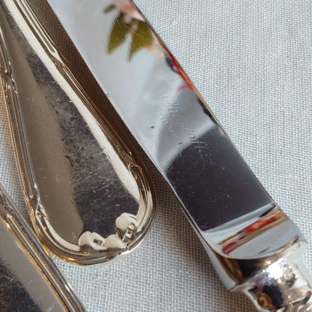 クリストフル　シルバー　カトラリーセット 4点　リュバン