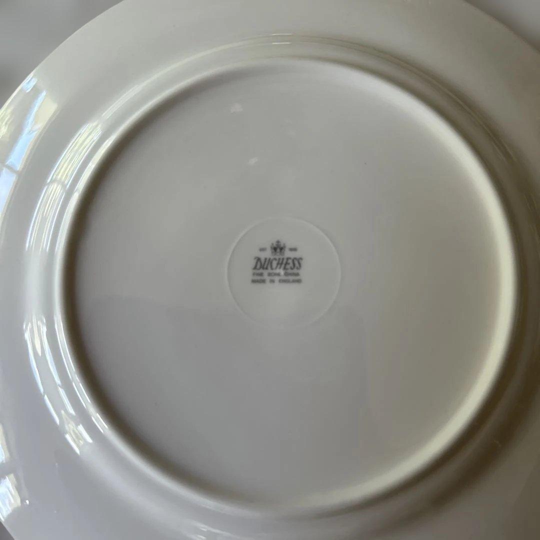 ＤUCＨ EＳＳ。ボーンチャイナイギリス製品ケーキ皿5客。