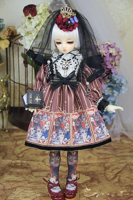 WY29 BJD 1/4 ドール 衣装 人形服 3点セット　ハンドメイド