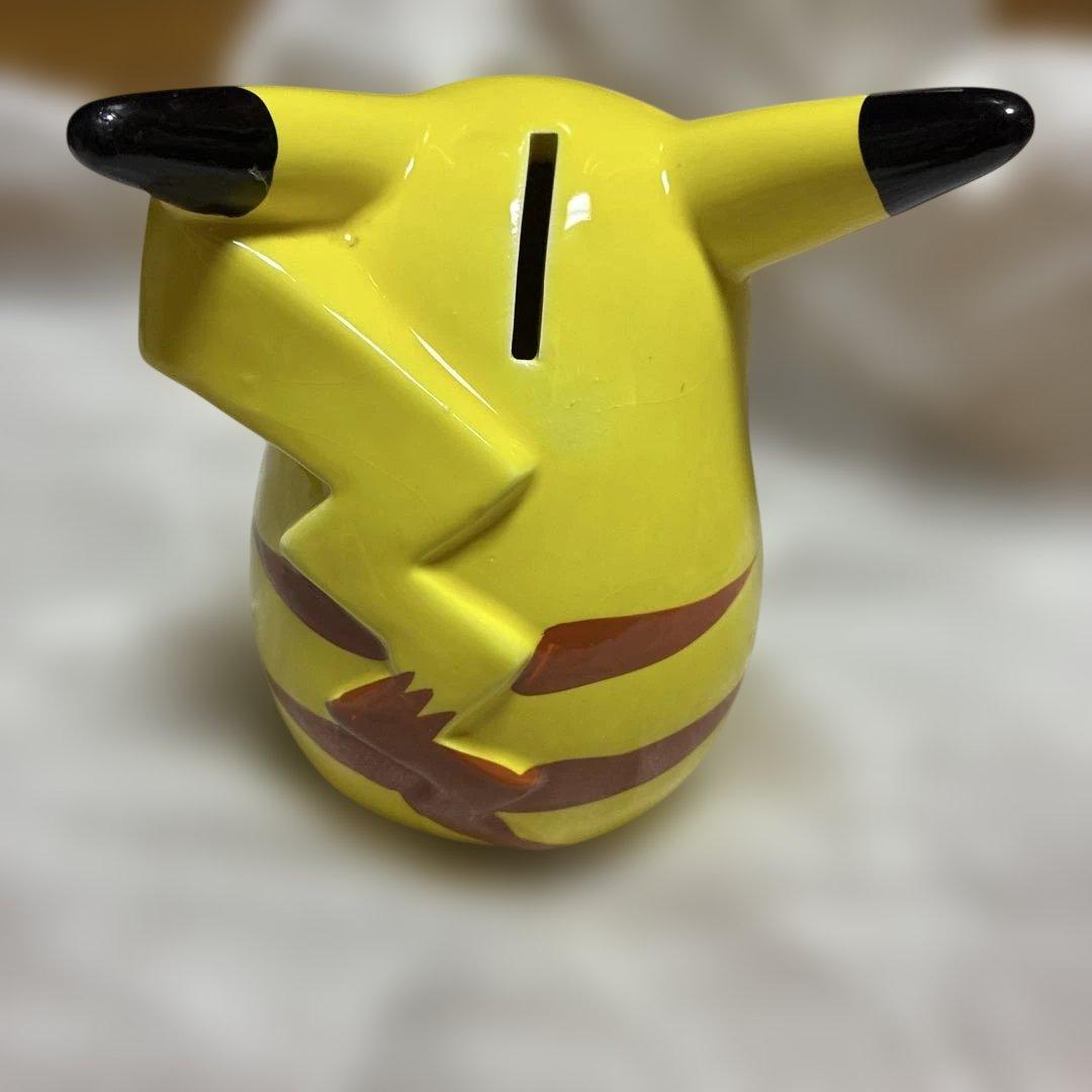 【限定品】ピカチュウ 貯金箱 陶器製　ポケモン　ポケットモンスター　廃盤品