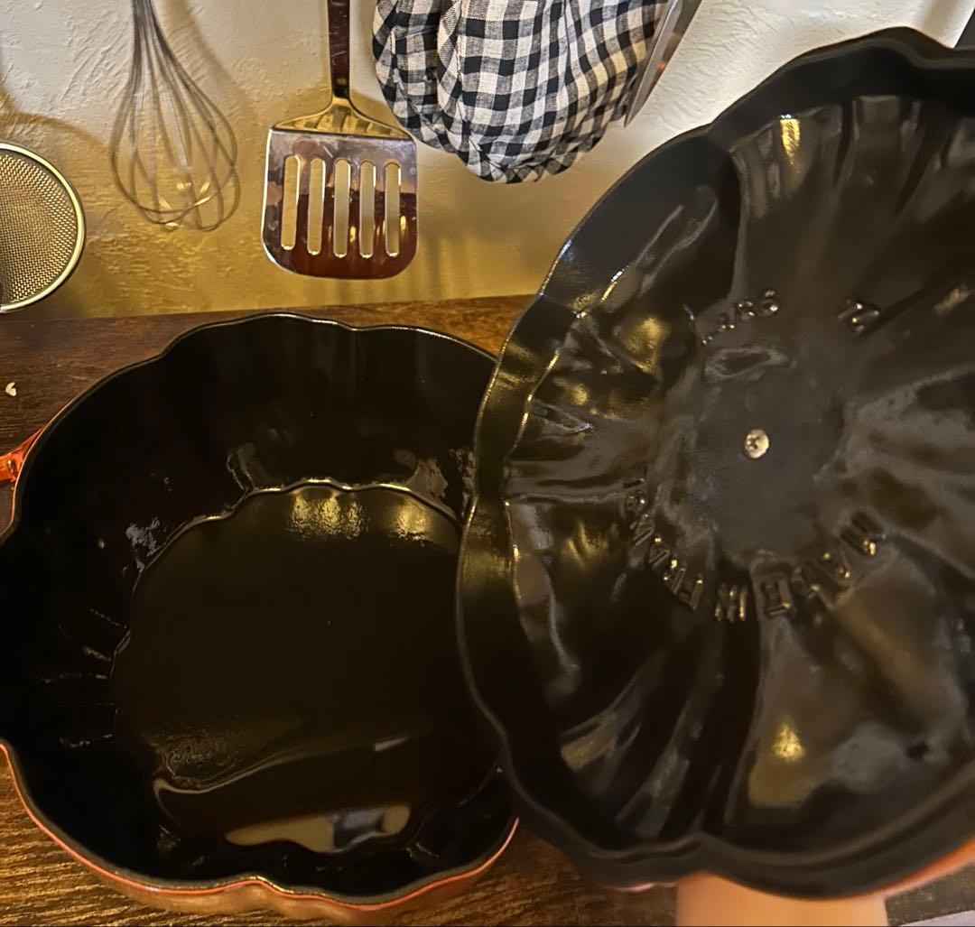 STAUB かぼちゃ 両手鍋