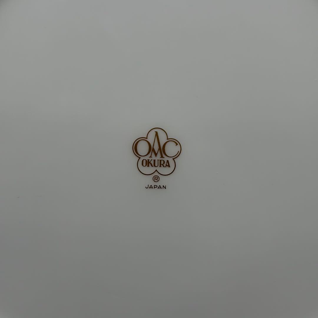 大倉陶園 ブルーローズ デザートプレート パン/ケーキ 6枚セット 19㎝