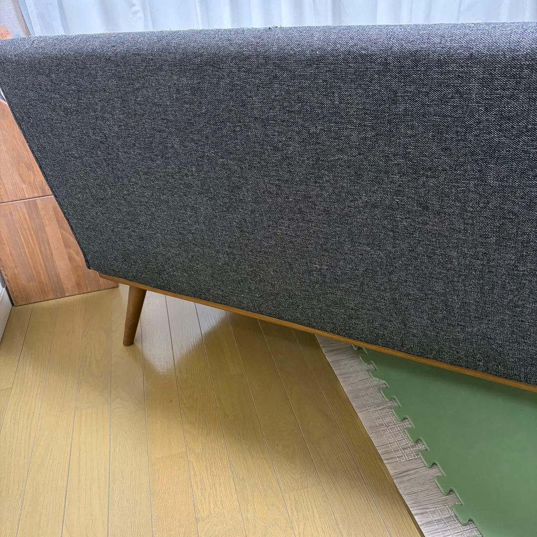 ウニコunico ROYロイ 2シーター ダークグレー