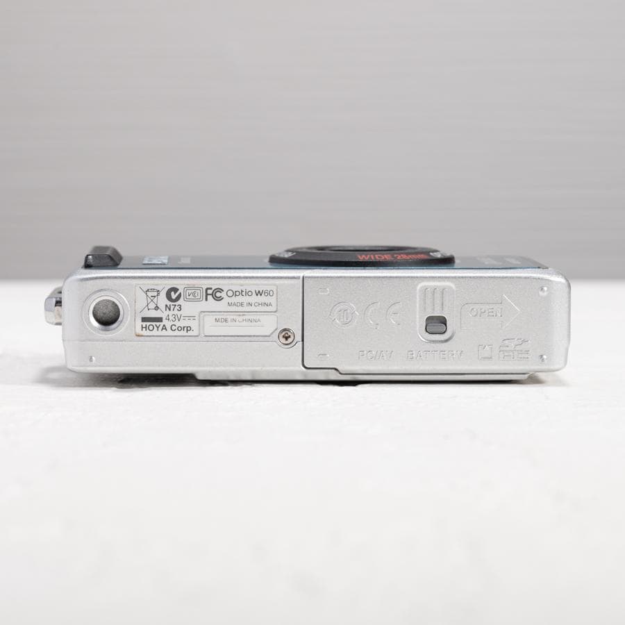 【防水カメラ】 PENTAX optio W60 ブルー 動作確認済み